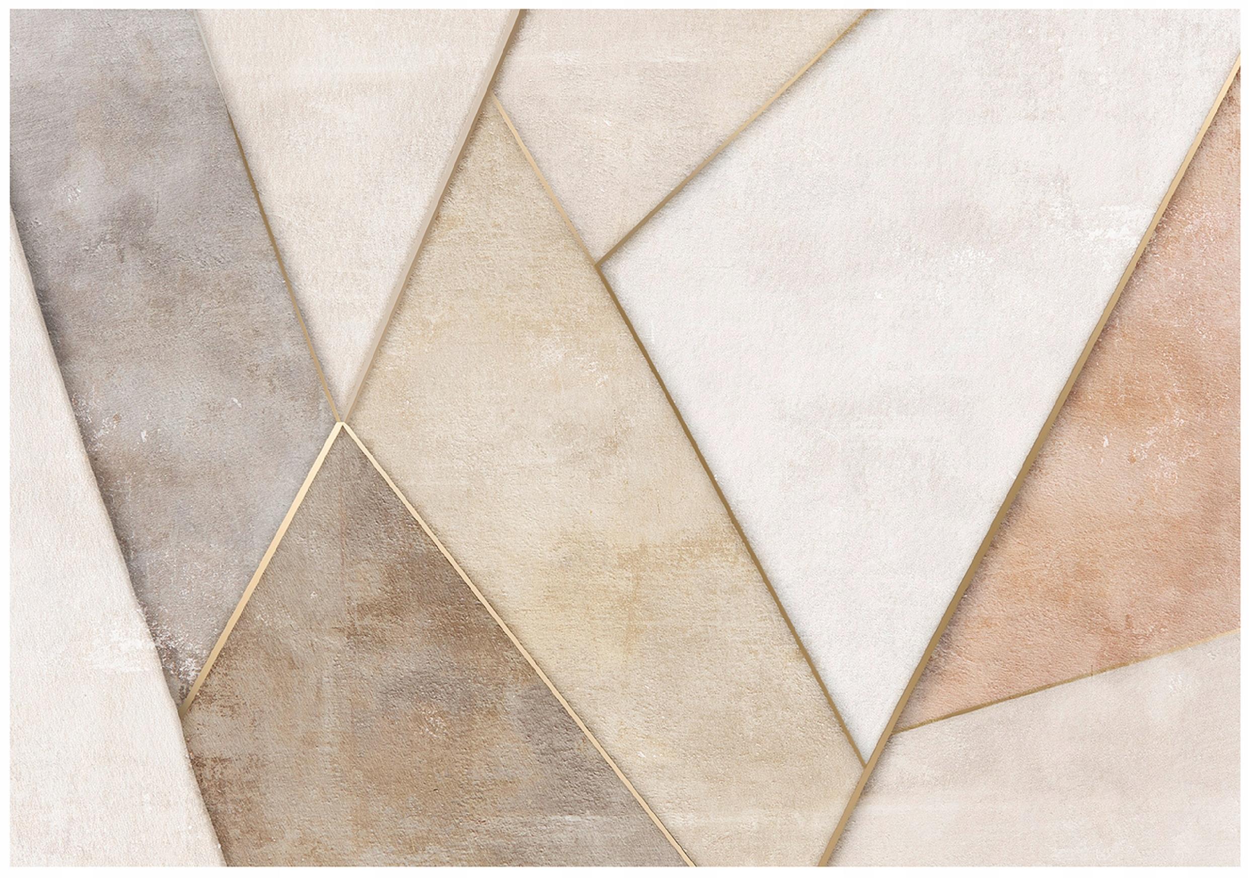 Fototapet abstract bej boh Vlies Tapet Pentru Dormitor Camera Living Perete 416x254 cm