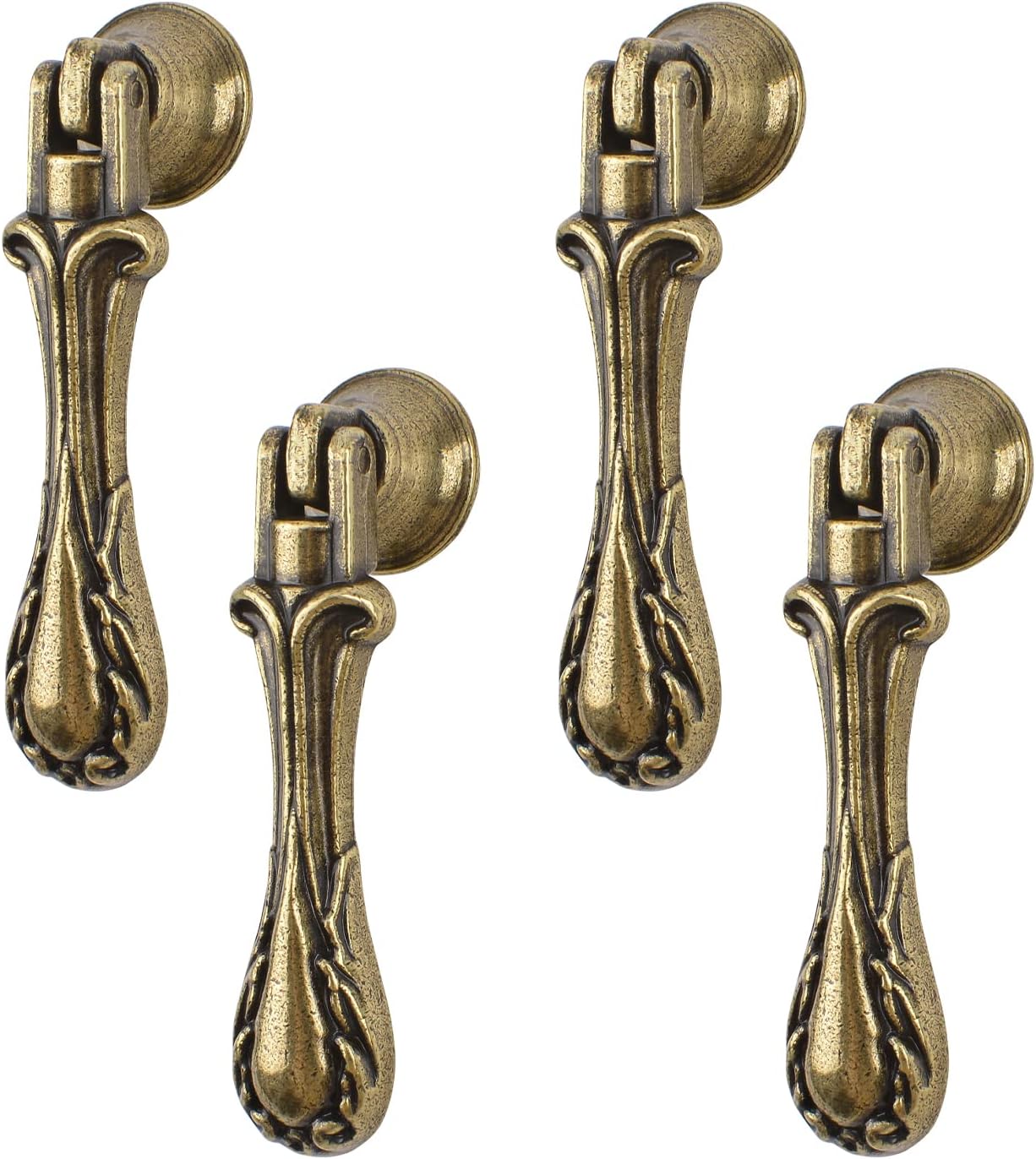 5 Porte-étiquettes Vintage Uxcell – Zinc Alliage Bronzé, 82x40mm, Avec Vis
