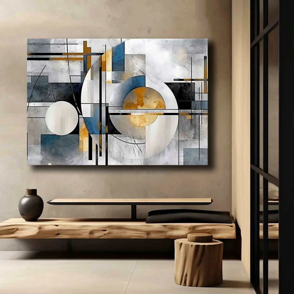 Tablou SOFTC-007, multicolor, pânză, 70x100 cm