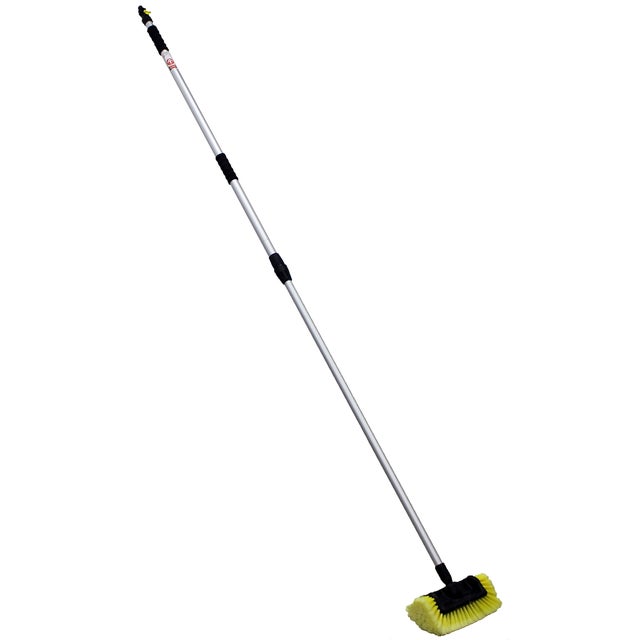 Balai Brosse De Lavage Télescopique Satra - Longueur Ajustable 1.02 à 1.725 M - Neuf