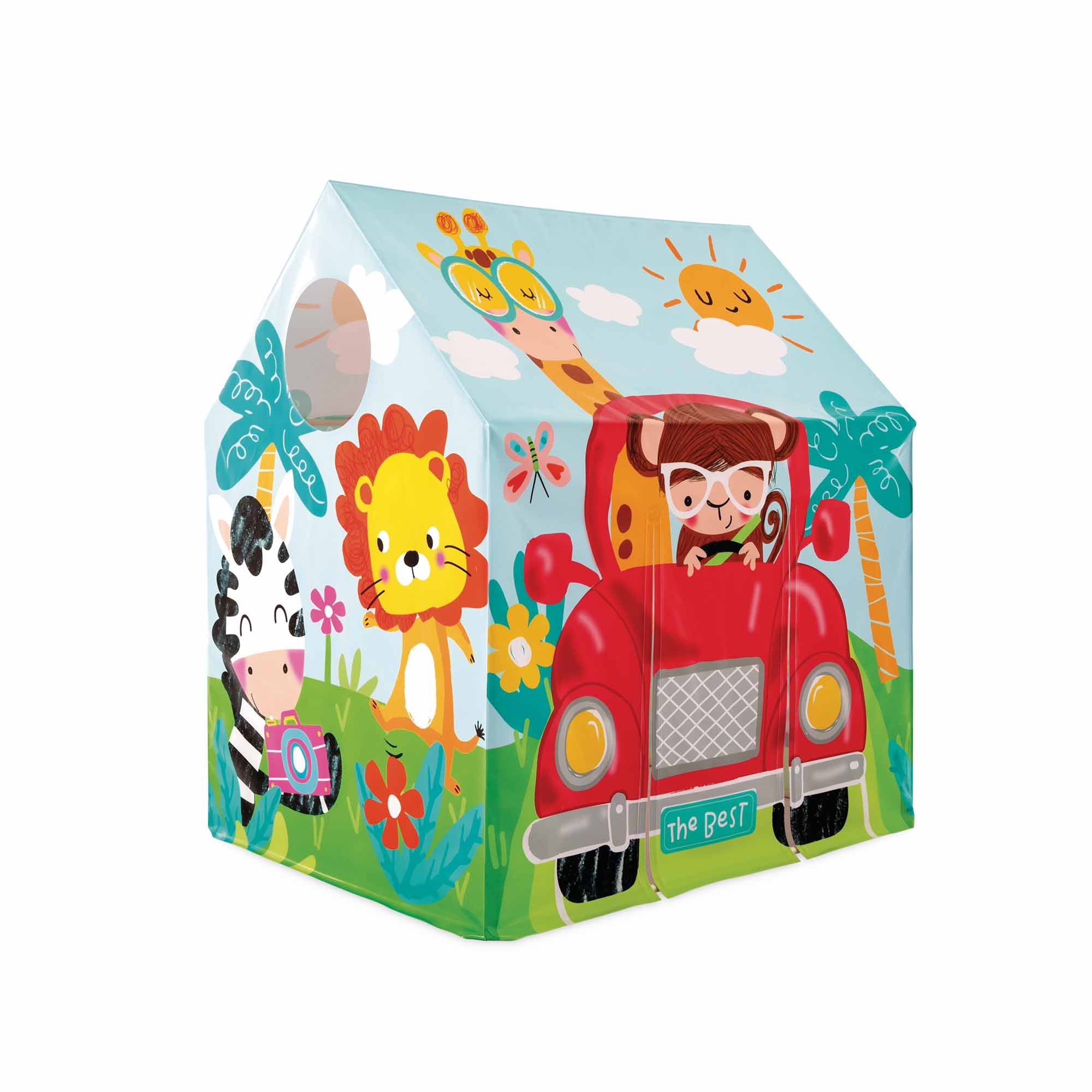 Domek do zabawy Intex Château Médiéval Kolorowy 95x75x107 cm trwały i łatwy do montażu