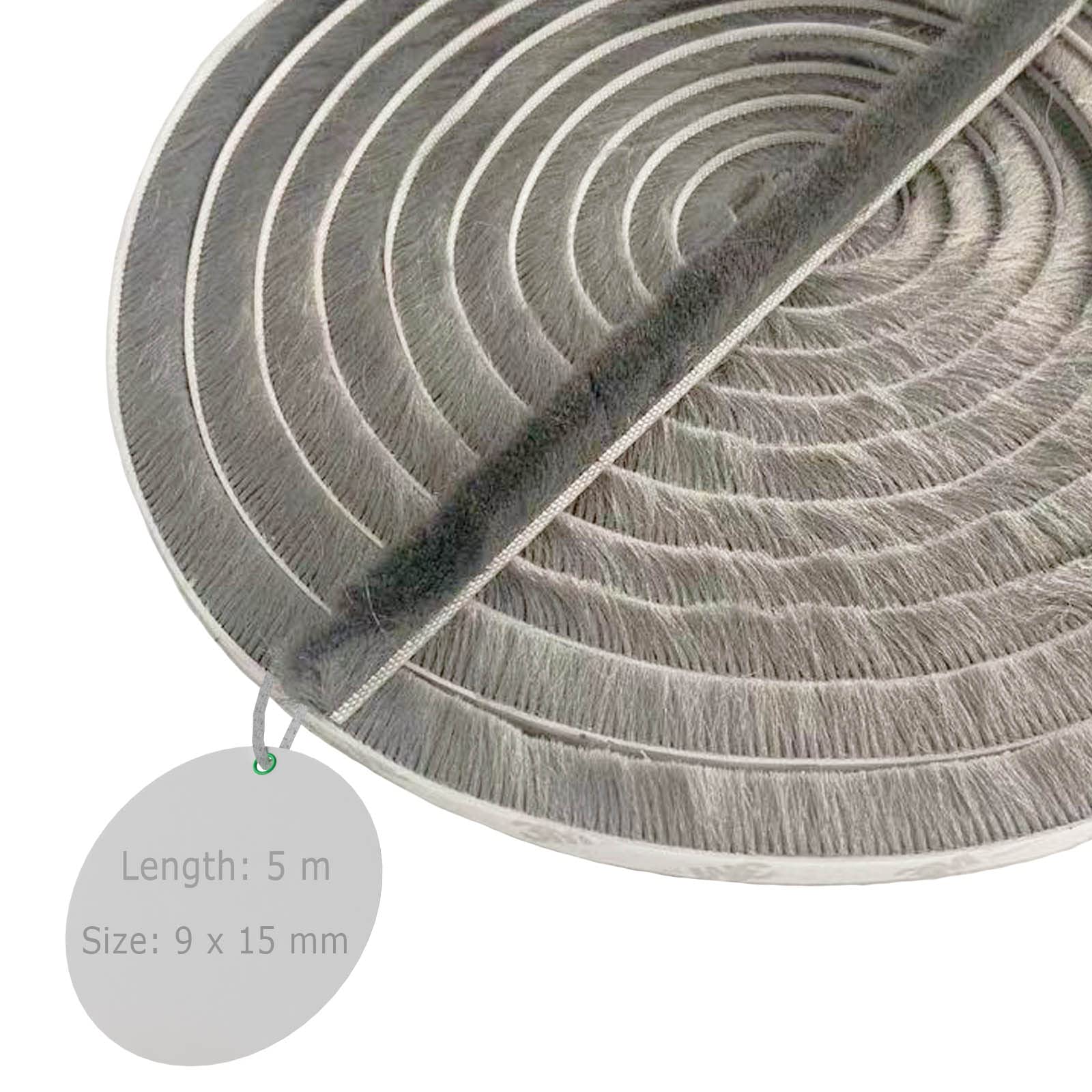 Tapel Brush Seal DE (5 m (L) x 9 mm (W) x 5 mm (D