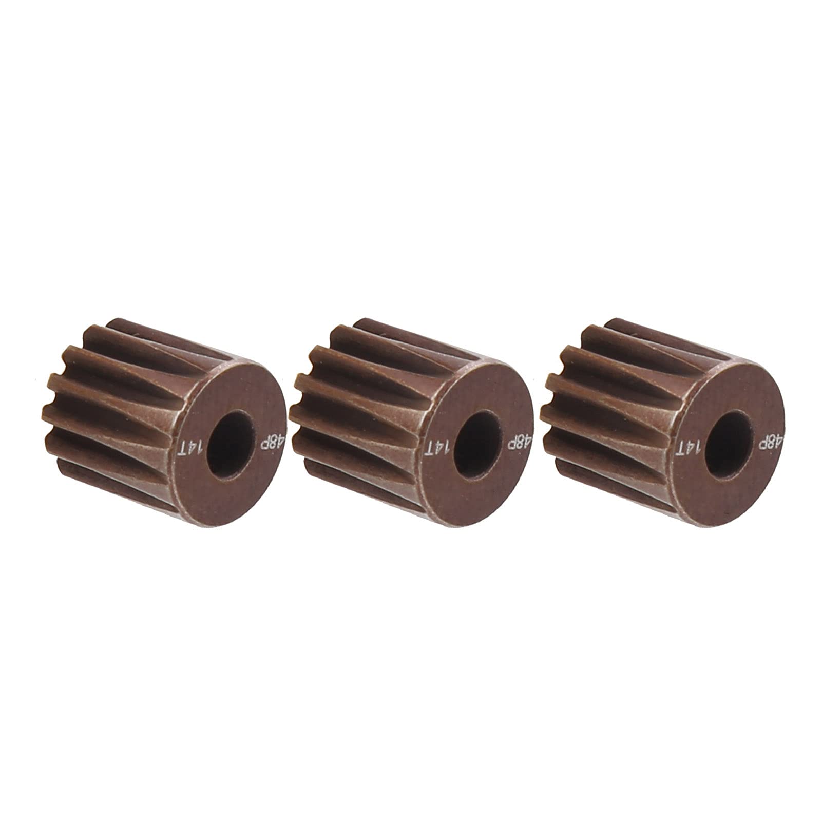 QUARKZMAN 5 Pièces Engrenages Pignon 48DP Aluminium 20T à 24T - Pour Voiture RC 1/10 1/12 Arbre 3.175mm