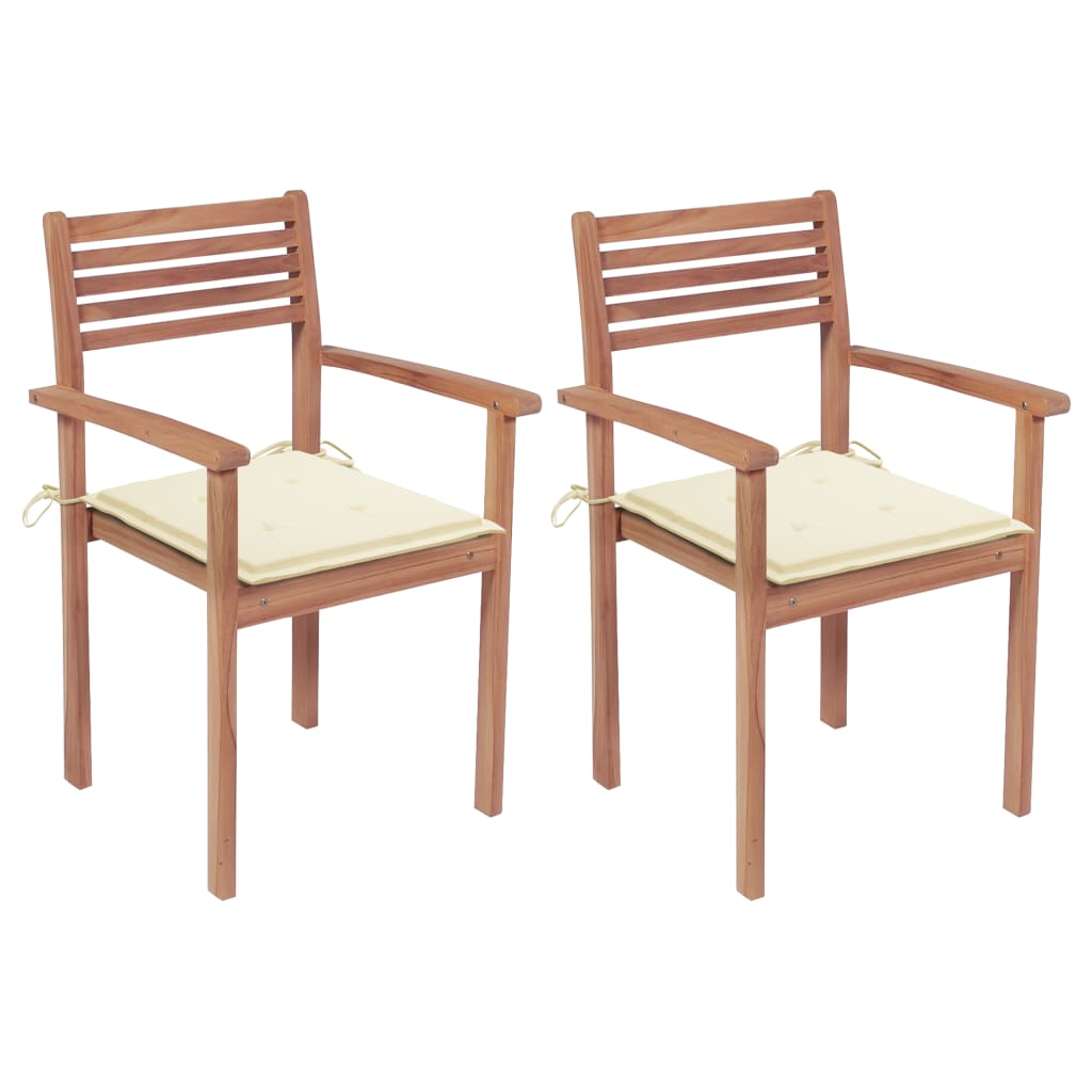 LEX Chaises Inclinables De Jardin 2 Pcs Marron Bois Solide D'acacia