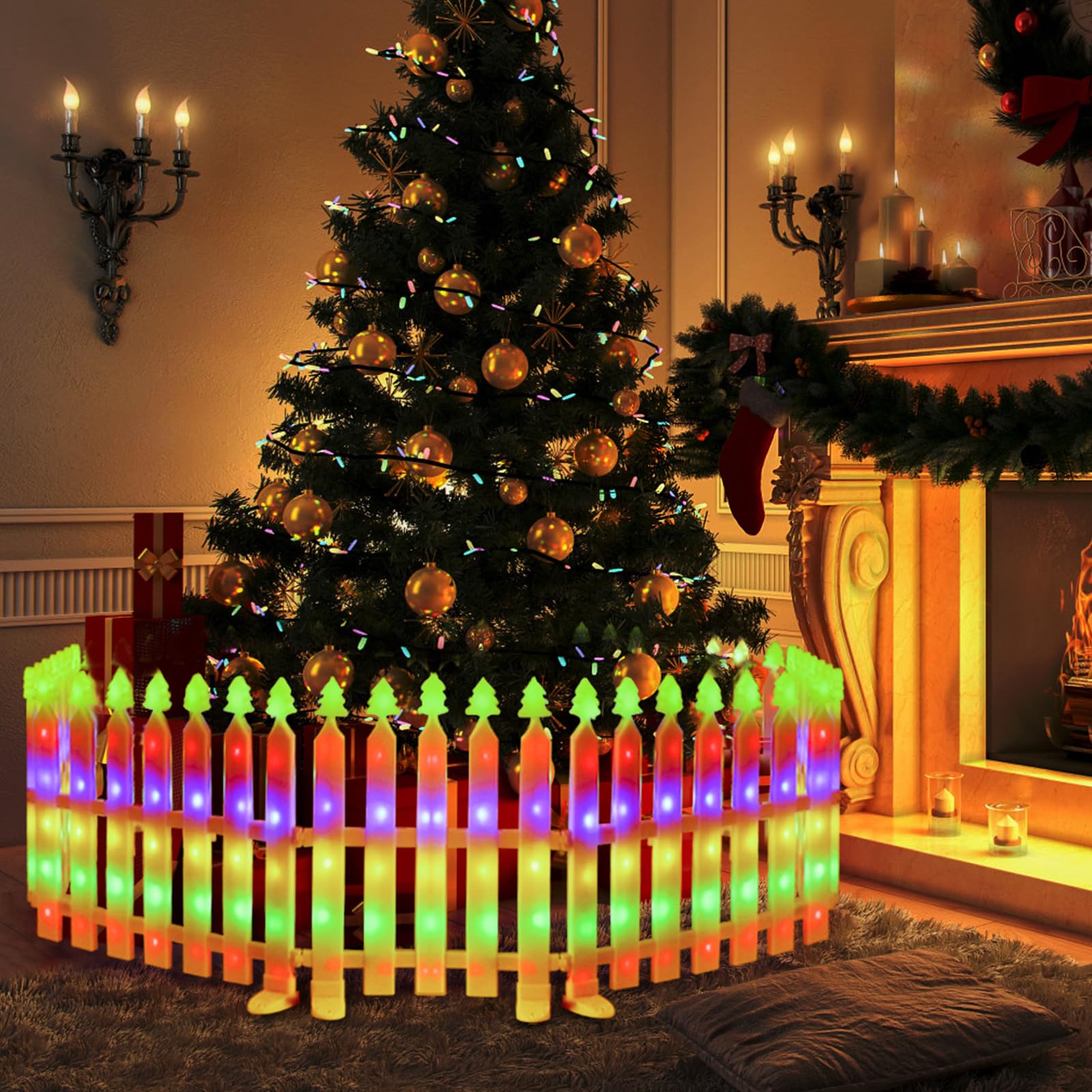 Luci Solari Natalizie, Luci Esterne, Luci Decorative Per Prato, Luci Da Giardino Albero Di Cervo Di Natale Vecchio 93335162