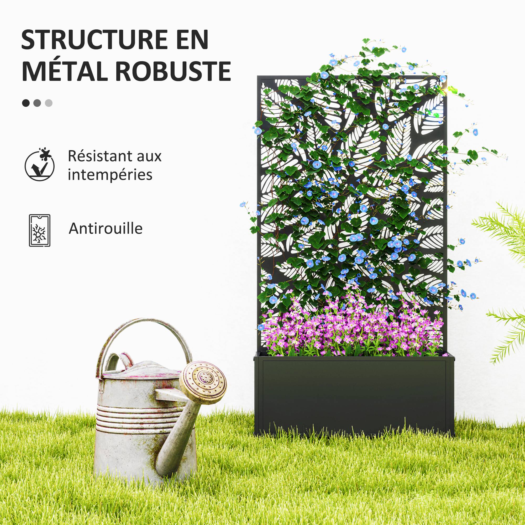 Carré potager Métal Outsunny - 6