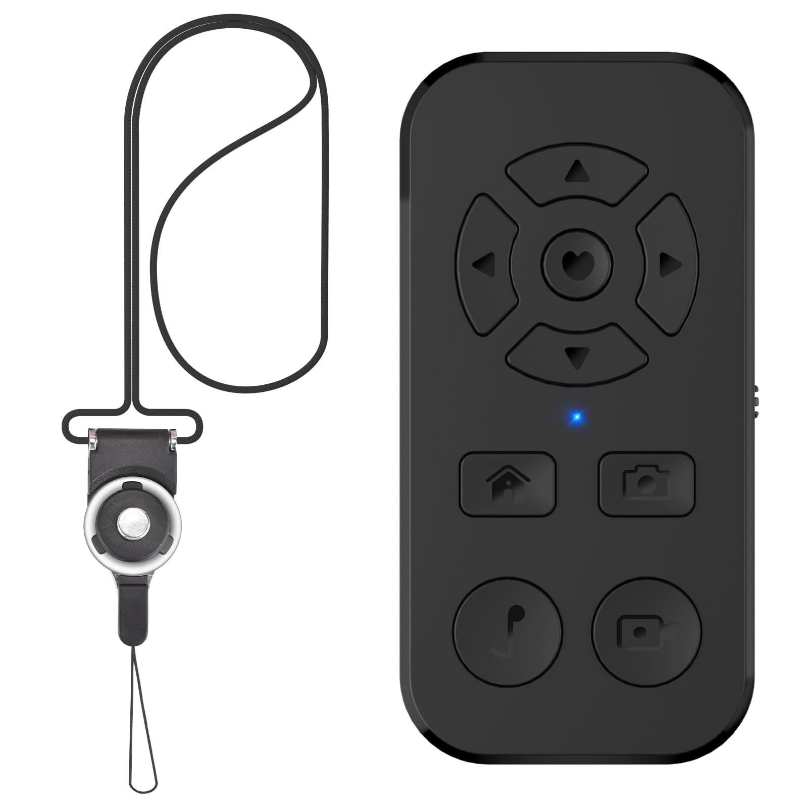 Pilot do przewijania dla iPhone'a i smartfona z Androidem, strona obracająca Bluetooth do aplikacji Kindle, aparat i klikacz wideo dla iPhone'a