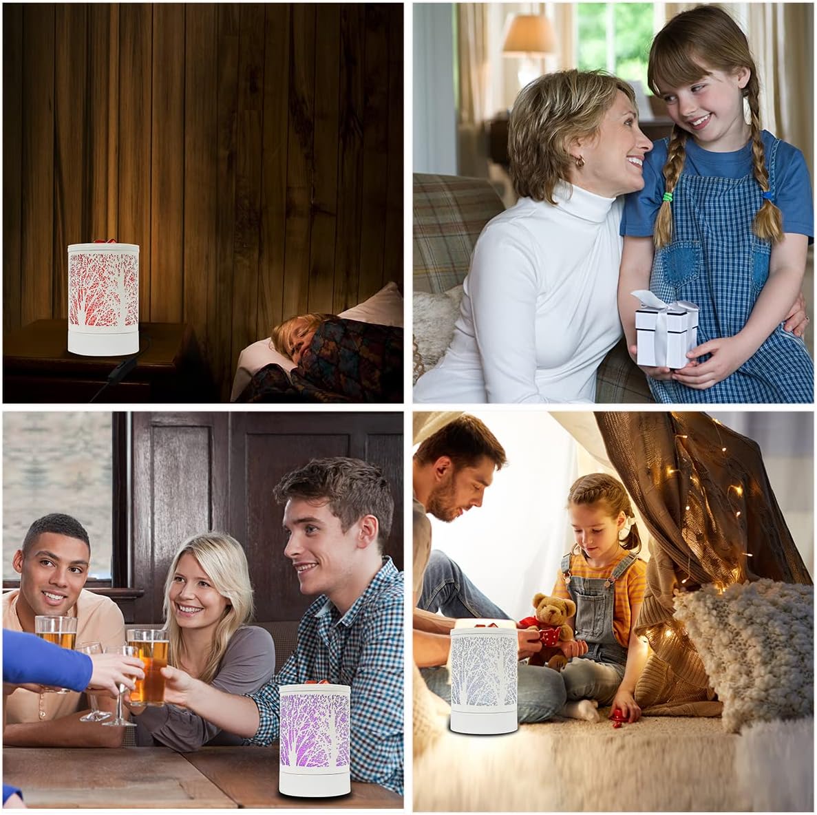 Lampe veilleuse LED multi-couleur Fôret - 6
