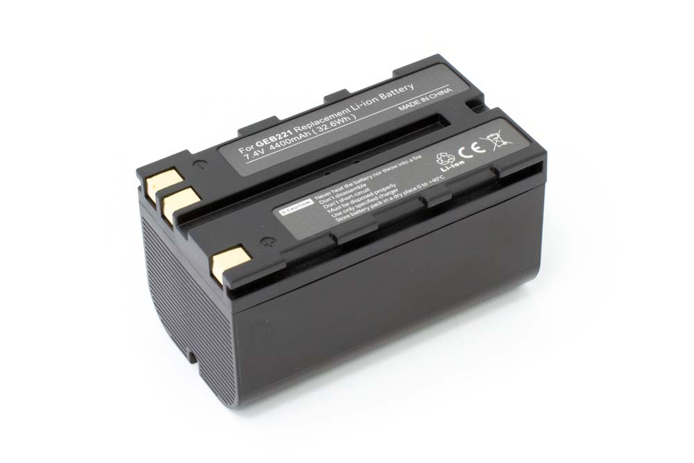 Batterie ZBA400 7.4V/4.4AH Pour Station Totale D'arpentage Geomax ZT20/ZT80 - Neuf