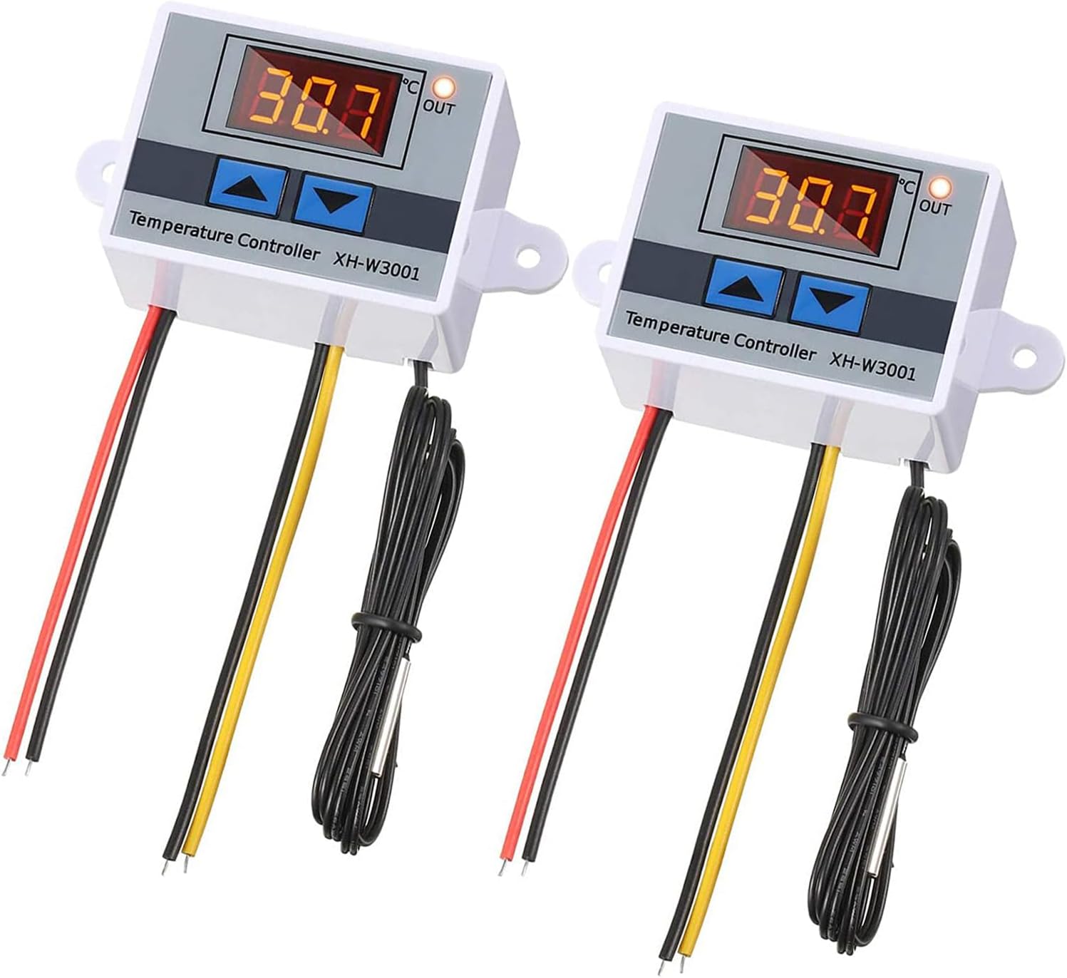 szt. AC 110V-220V termostatyczny przełącznik z sondą, cyfrowy moduł LED regulatora temperatury XH-W3001