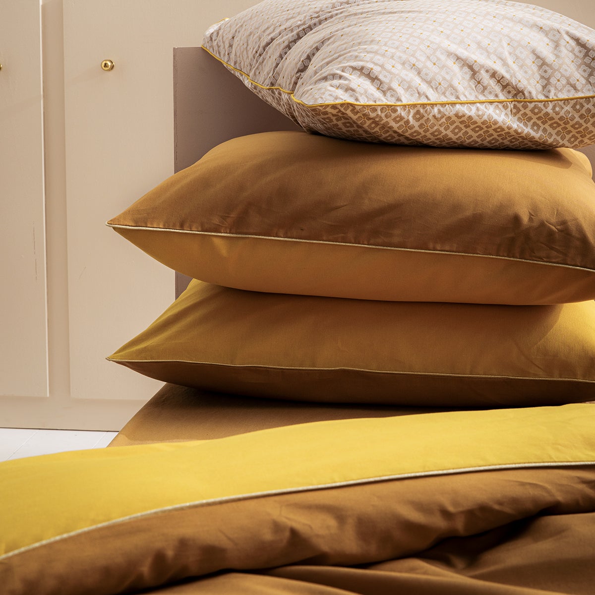 Housse de couette bicolore en coton, Bons Jours Etincelle - 4