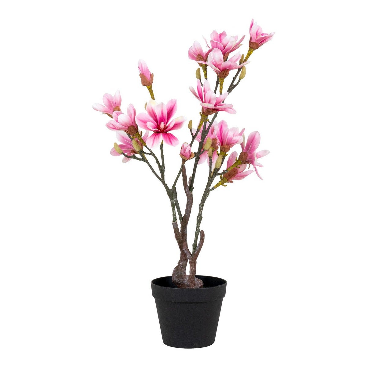 Sztuczna Roślina Magnolia, Polietylen, Różowy, Seven Design