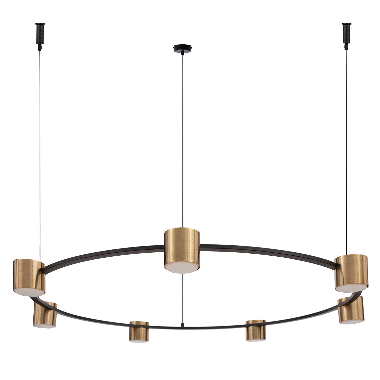 Lampa wisząca KODO czarna 7 x GX53 x 12W wym: 150 x 112 x 112 cm Sigma Lighting