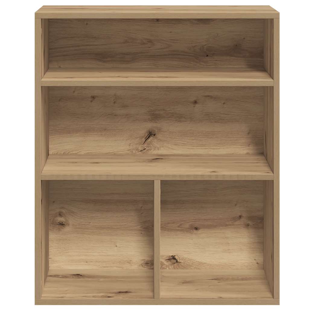 Bibliothèque pour Bureau en Bois Marron H. 71.5 x l. 60 x P. 30 cm - 4