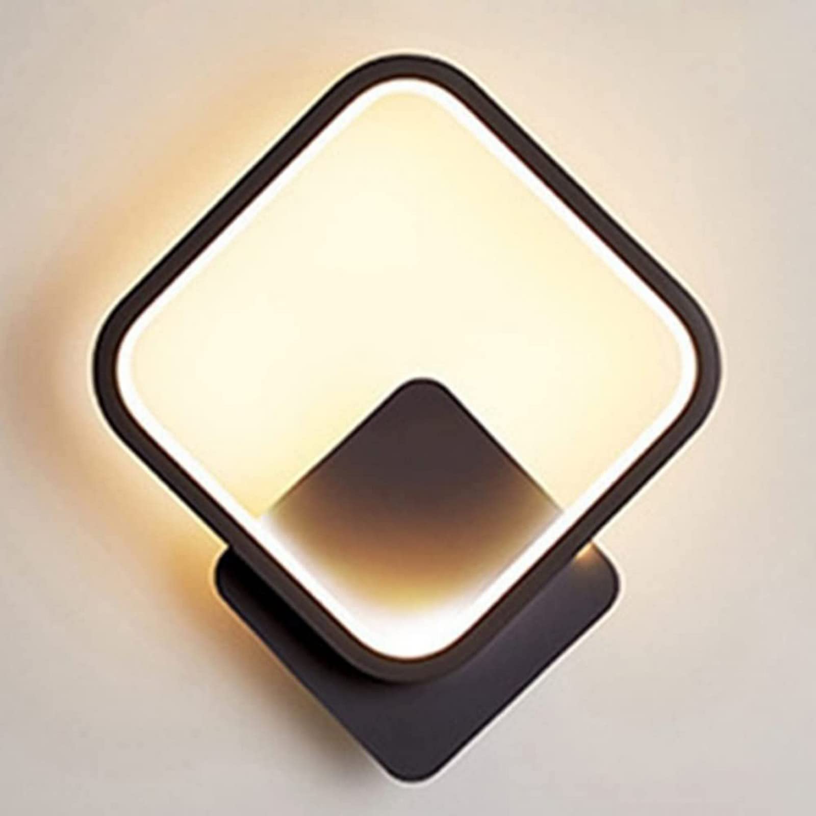 Nowoczesna 3-kolorowa lampa ścienna LED, dekoracyjne oświetlenie wewnętrzne, idealne do stolika nocnego, salonu, korytarza lub sypialni