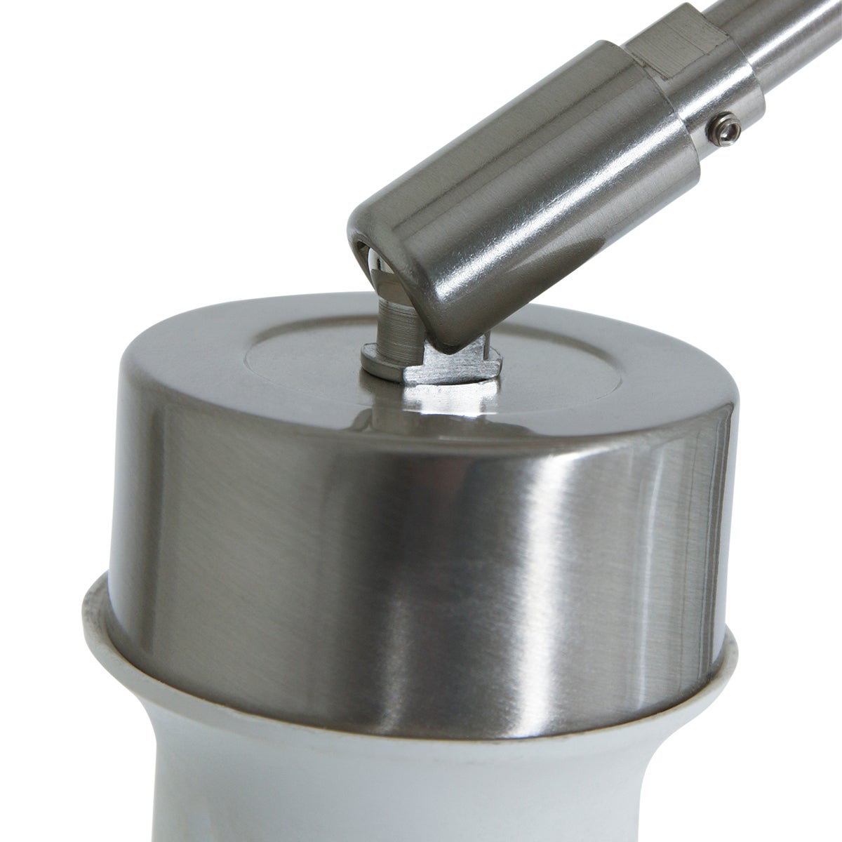 Steinhauer - lampada da terra - Prestige Chic - acciaio - metallo tessile - lampada ad arco - E27 - 4692ST - 3