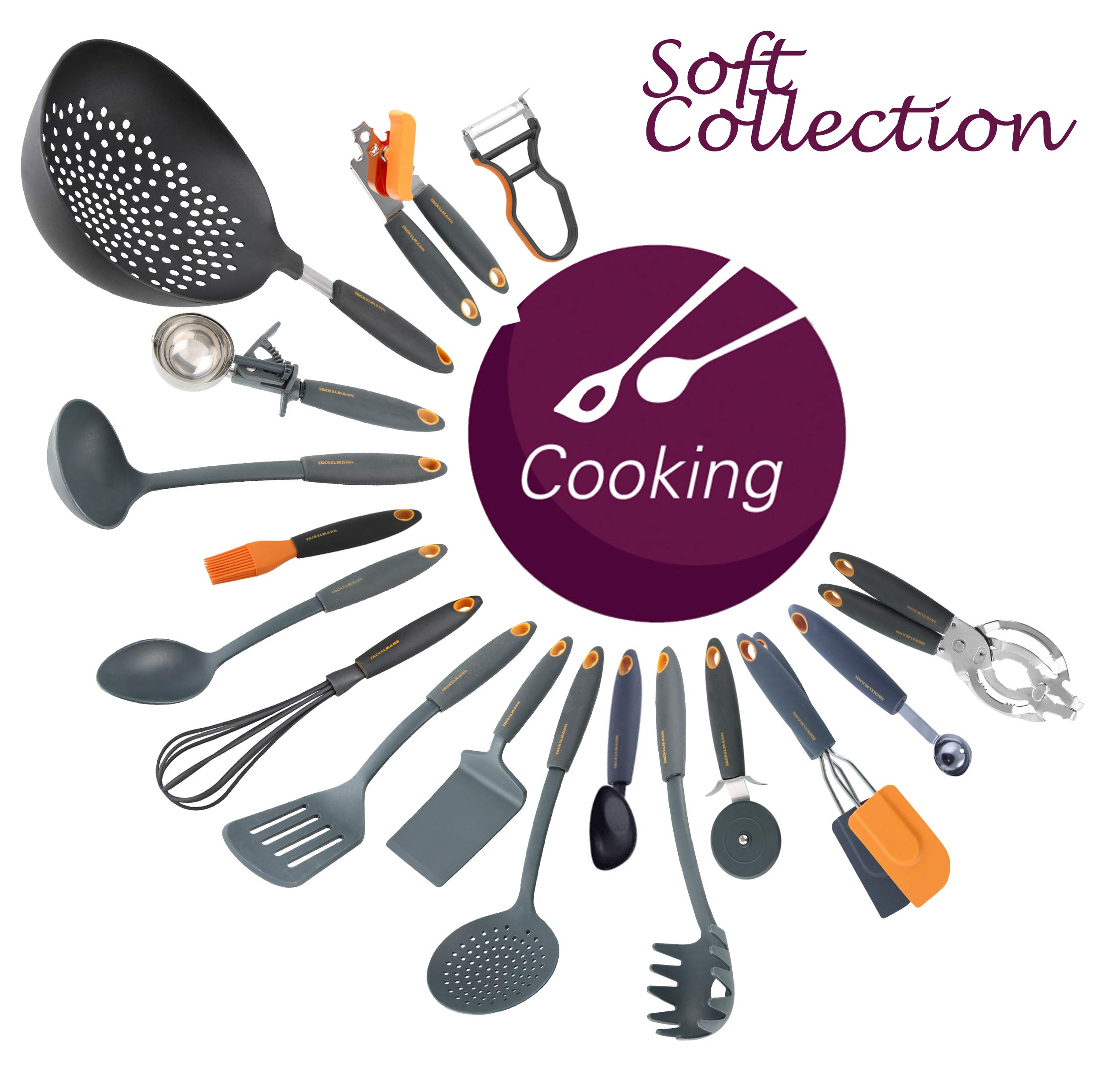 Pelapatate In Acciaio Inox Fackelmann - Manico Ergonomico, Appendibile, 15 Cm - Foto 2