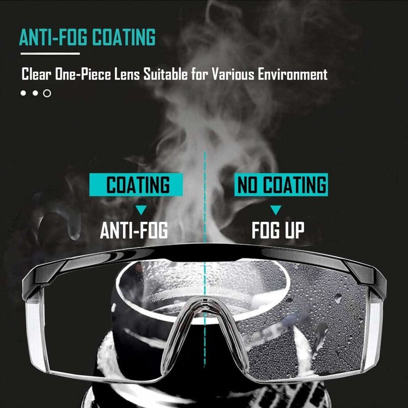 Trois paires de lunettes de sécurité, adaptées aux lieux de travail, aux chantiers de construction, au soudage et autres situations similaires. - 4