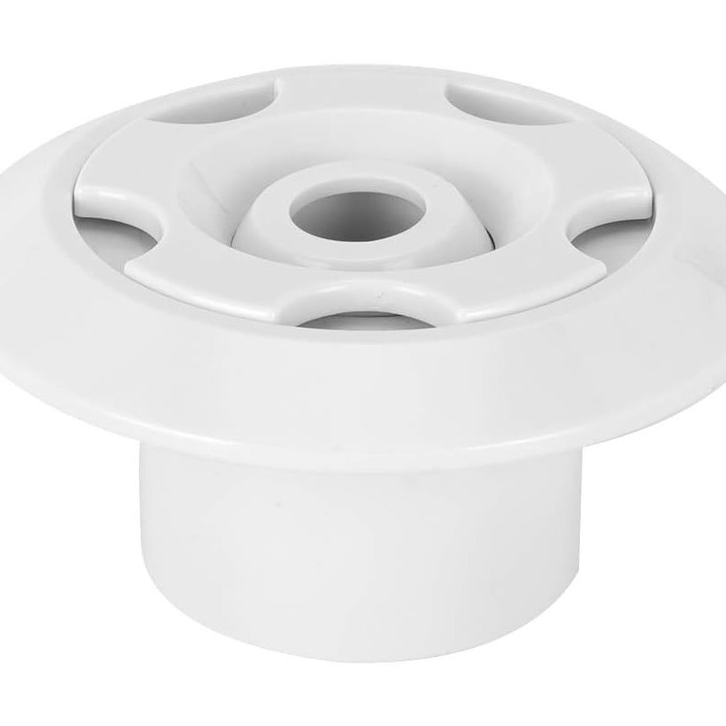 Okrągłe dysze masujące do basenu, akcesoria spa obracające się o 360°, dysze powrotne do basenu, 1,5 cala, białe