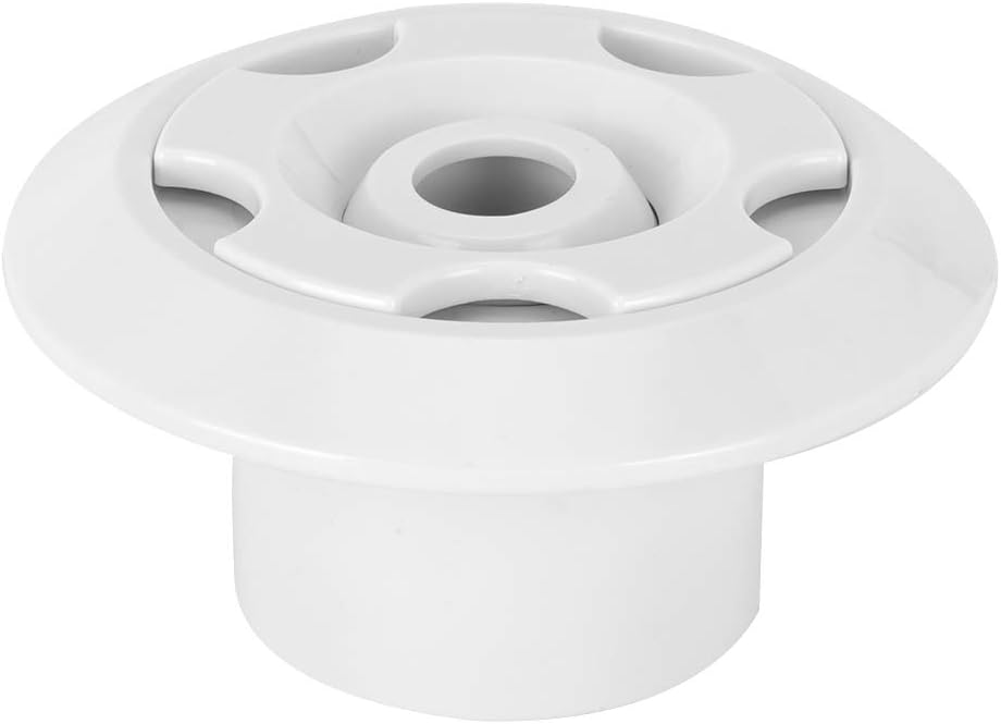 Dysza masująca do basenu, akcesoria spa obracające się o 360°, dysza powrotna do basenu, 2 cale, biała