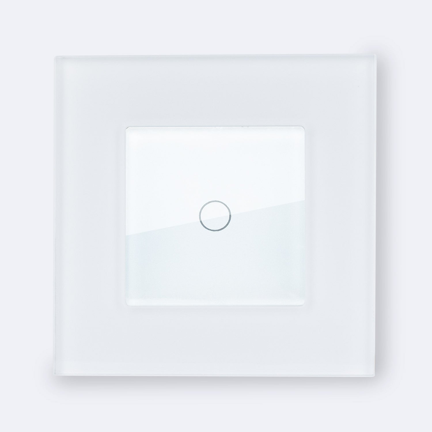 Ledkia Interruttore Wi-Fi Touch Semplice con Cornice di Vetro Modern ...