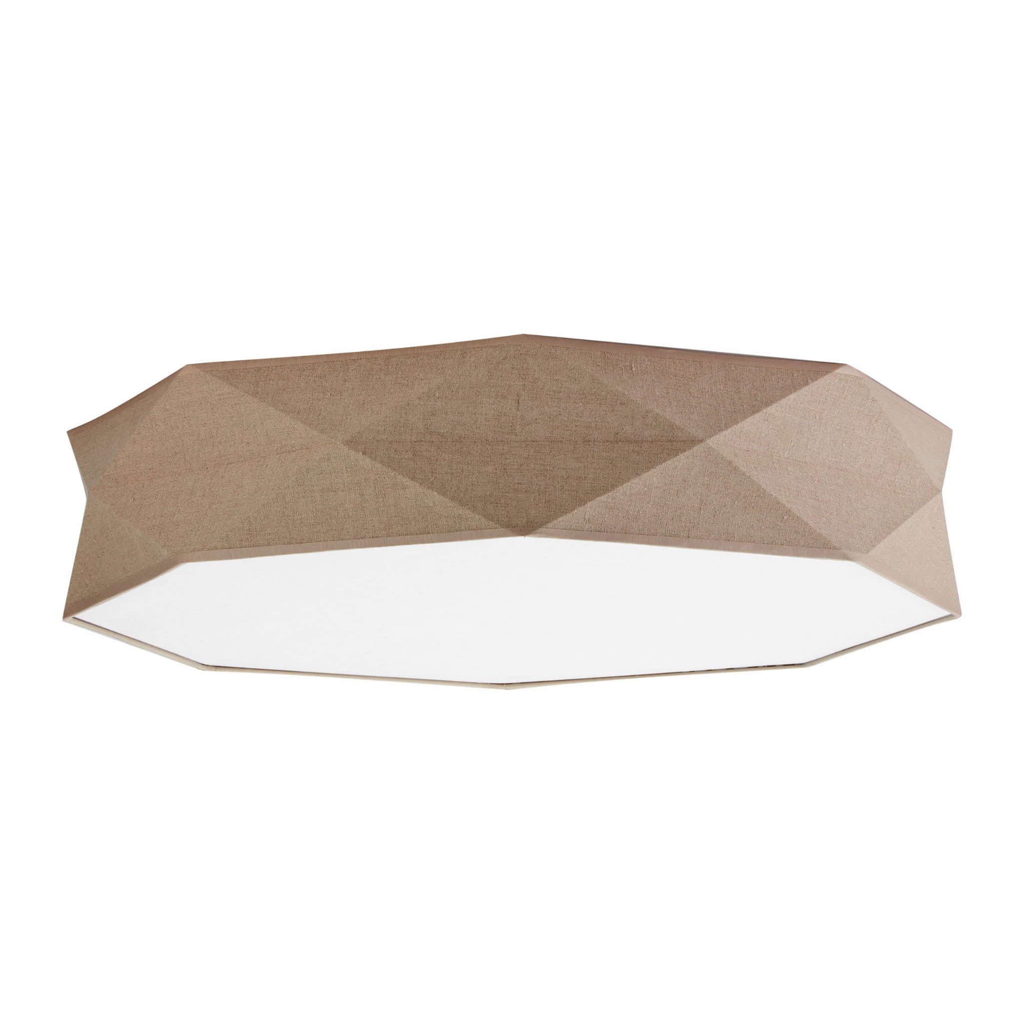 Plafon Kantoor niestandardowy biały odcienie szarości 6xE27x15W wym: 17 x 78 cm IP20 sznurek / sizal TK Lighting