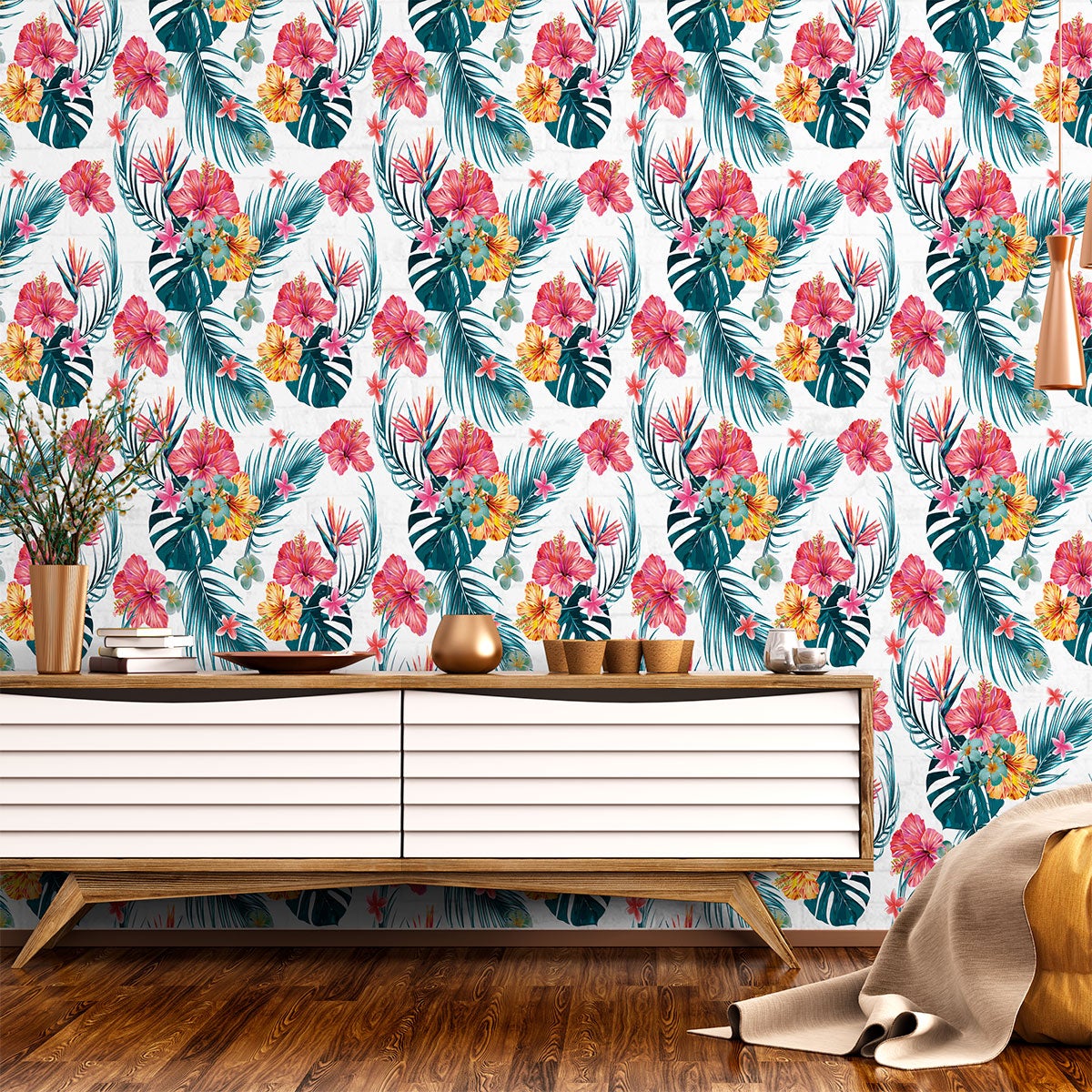 Adesivo arazzo tropicale San Felipe - Sticker adesivo - adesivi murali - 30x30cm - 3