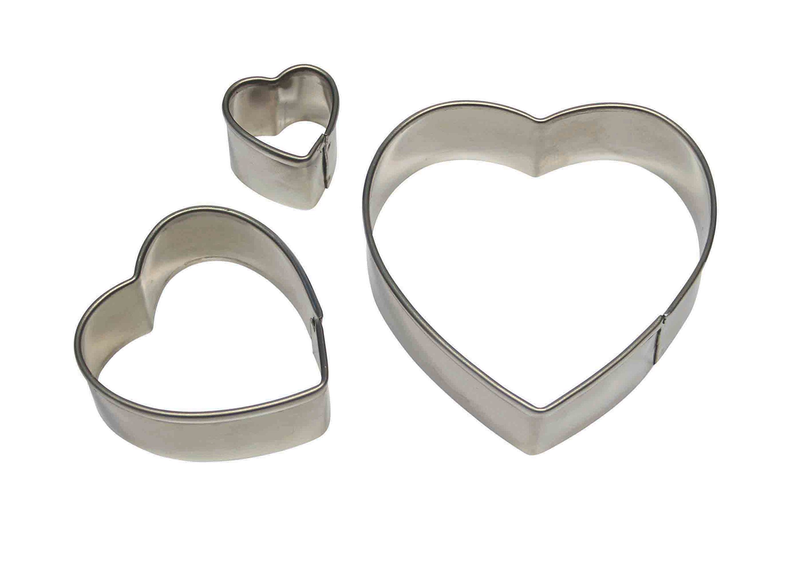 Set 4 Tagliapasta Acciaio Inox Per Fiori – Cake Design, Dimensioni Da 15 A 30 Mm, Per Pasta Di Zucchero