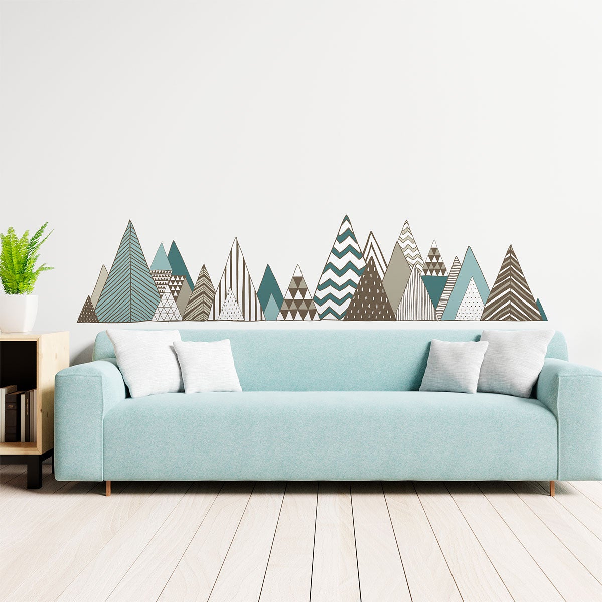 Adesivo montagna scandinavo neovolcanik - Sticker adesivo - adesivi murali - 70X115cm - 3