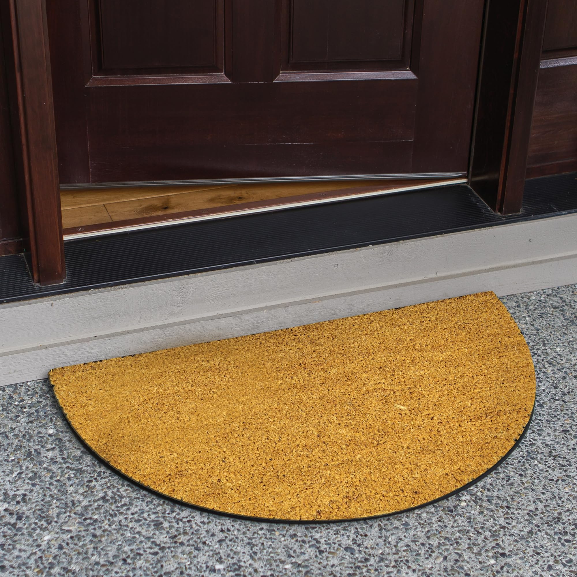 Zerbino In Fibra Di Cocco Natural Comart - 23x53 Cm, Fondo PVC Antiscivolo Per Interno/Esterno - Foto 10