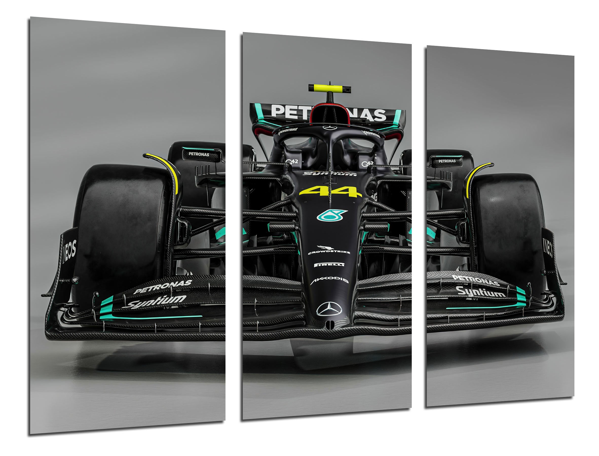 Poster George Russell F1 2024 - Décoration Murale Toile 40x60cm - Pour Salon, Chambre - Impression Haute Qualité