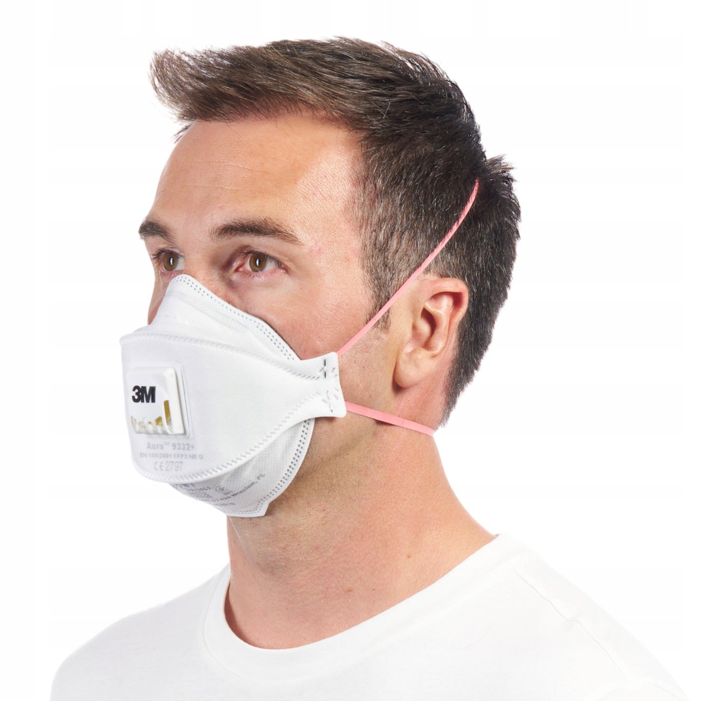 3M™ Aura™ półmaska filtrująca z zaworem Cool Flow™ 9332 PRO10, FFP3, 10 szt. - 3
