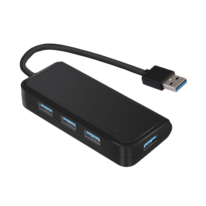 USB 3.0 Type-A to 4 Ports USB 3.0 HUB - Noir - ABS - CE & ROHS | Leroy ...