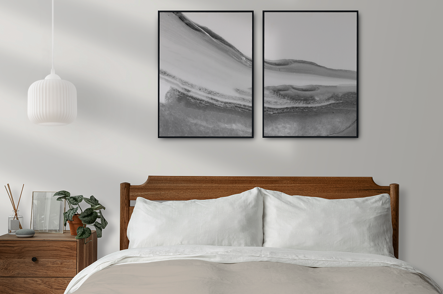 Lampa sufitowa wisząca Riffle loft 1xE27 klosz walec biały Light Home LH - 4