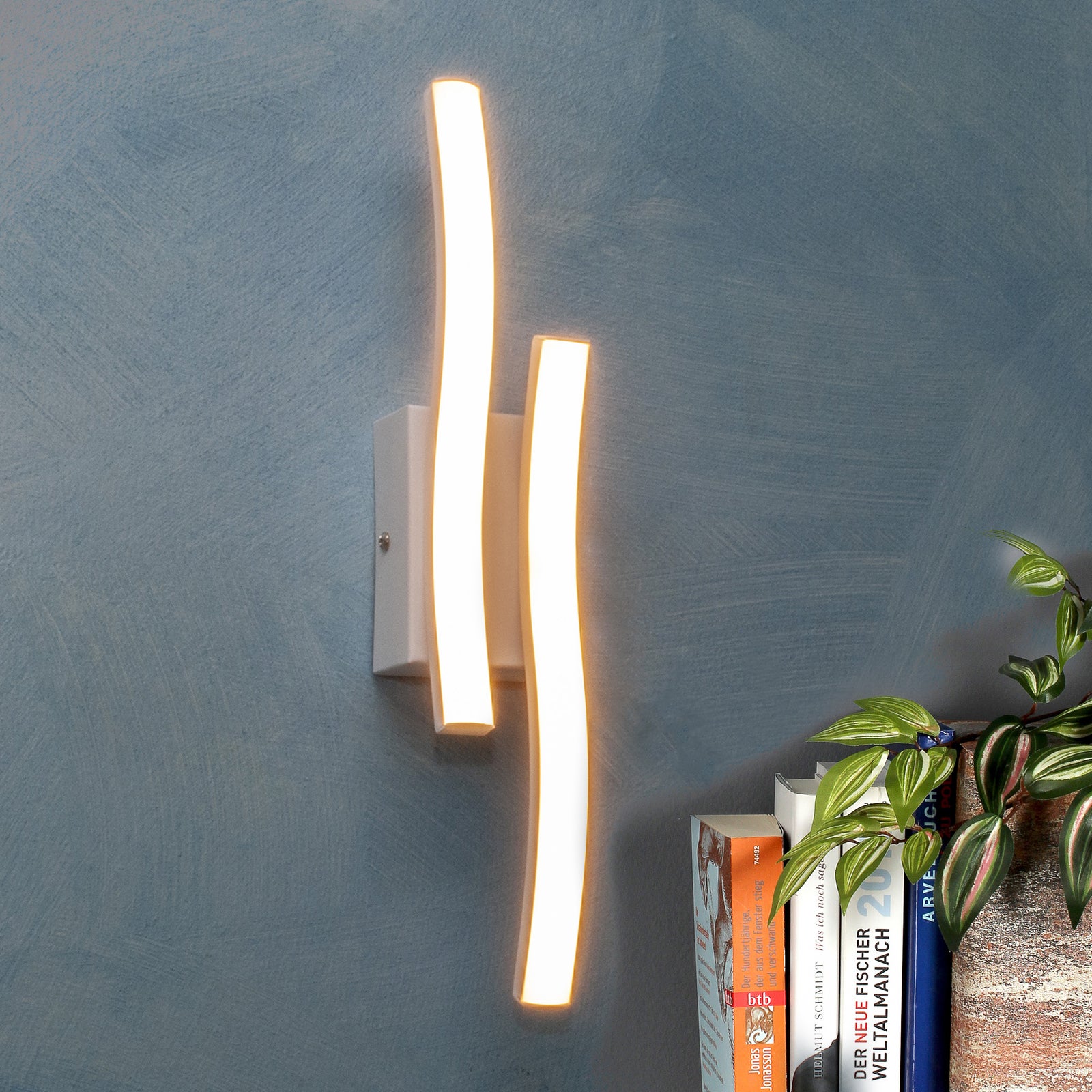 Applique murale LED blanche moderne 10W CCT de 3000K à 6500K lumière stylisée chevet salon salon 230V - 7