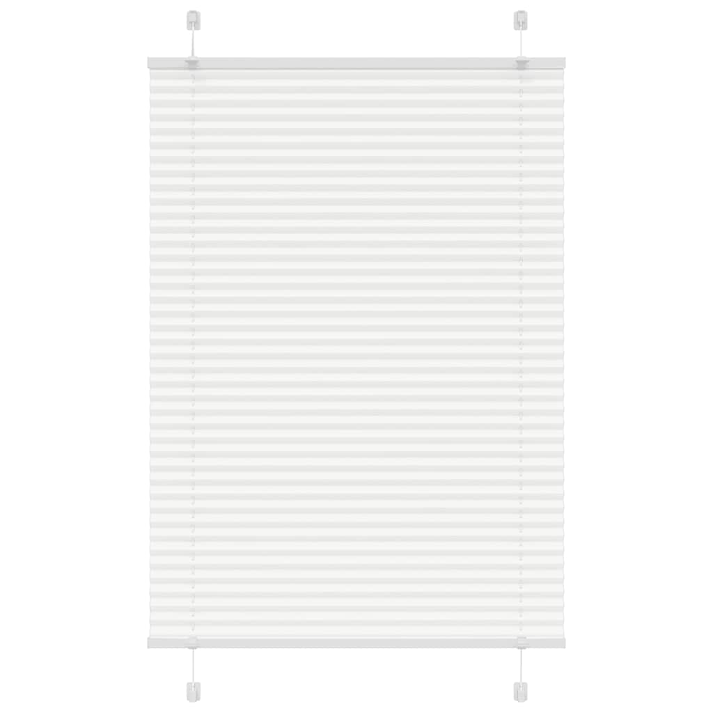 Roleta plisowana biała 95x150 cm Szerokość tkaniny 94,4 cm vidaXL