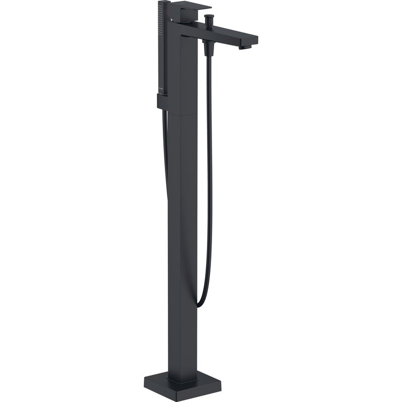 Bateria wannowa wolnostojąca Duravit Manhattan czarny mat