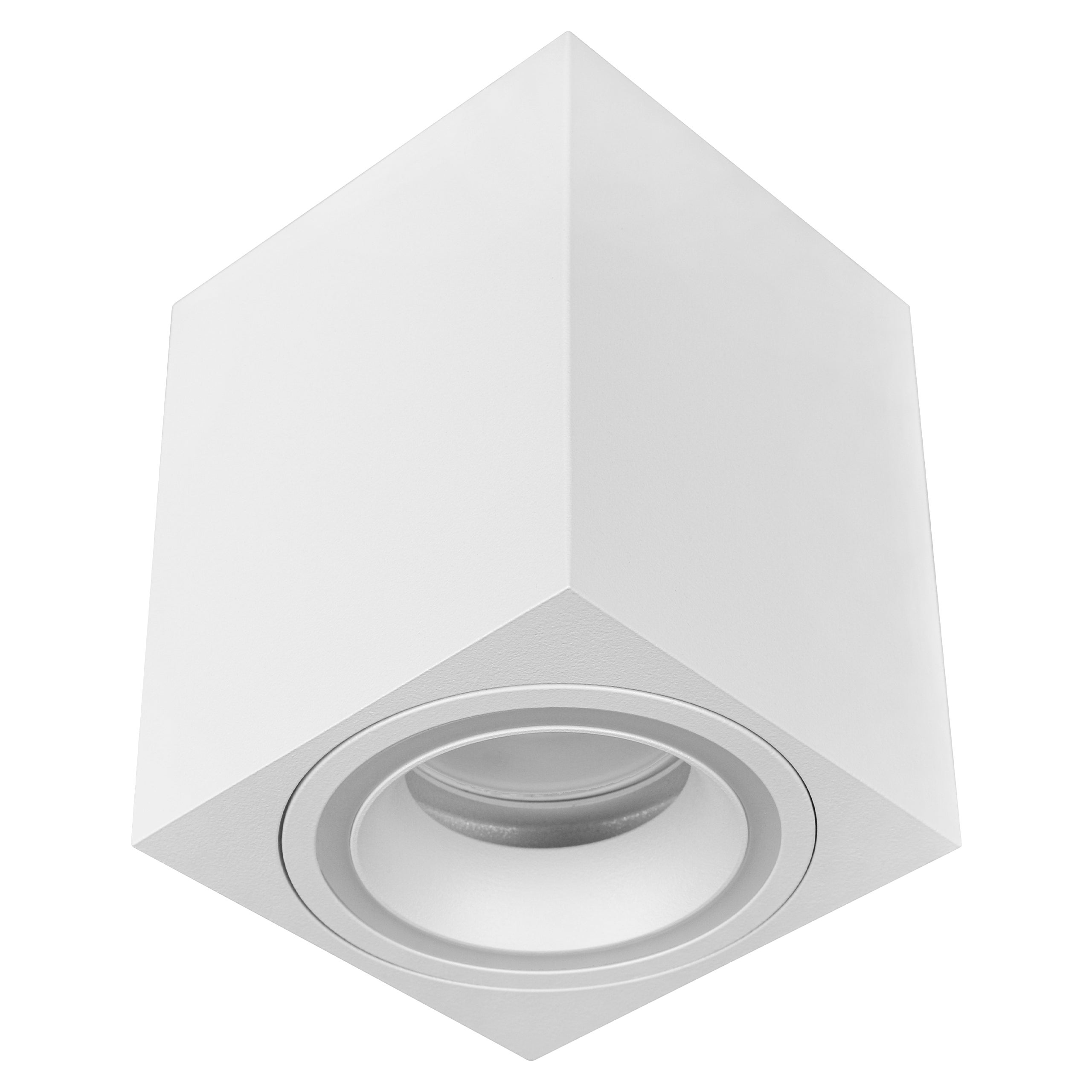Oprawa natynkowa LED GU10 8x10cm kwadratowa IP20 lampa sufitowa biała MasterLED