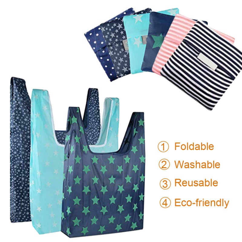 Lot De 3 Sacs De Courses Et Cabas Réutilisables, Tote Bag, Sac Caddie, Rangement, Résistant
