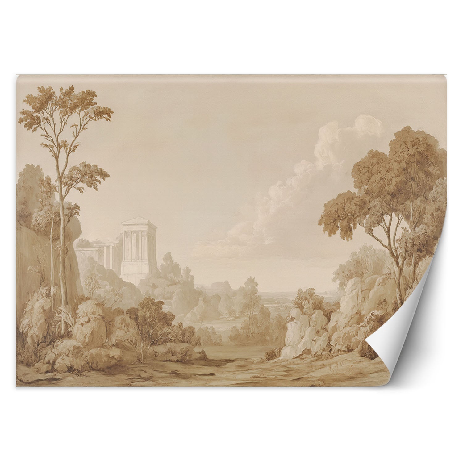 Fototapeta, Krajobraz Sepia Natura 150x105
