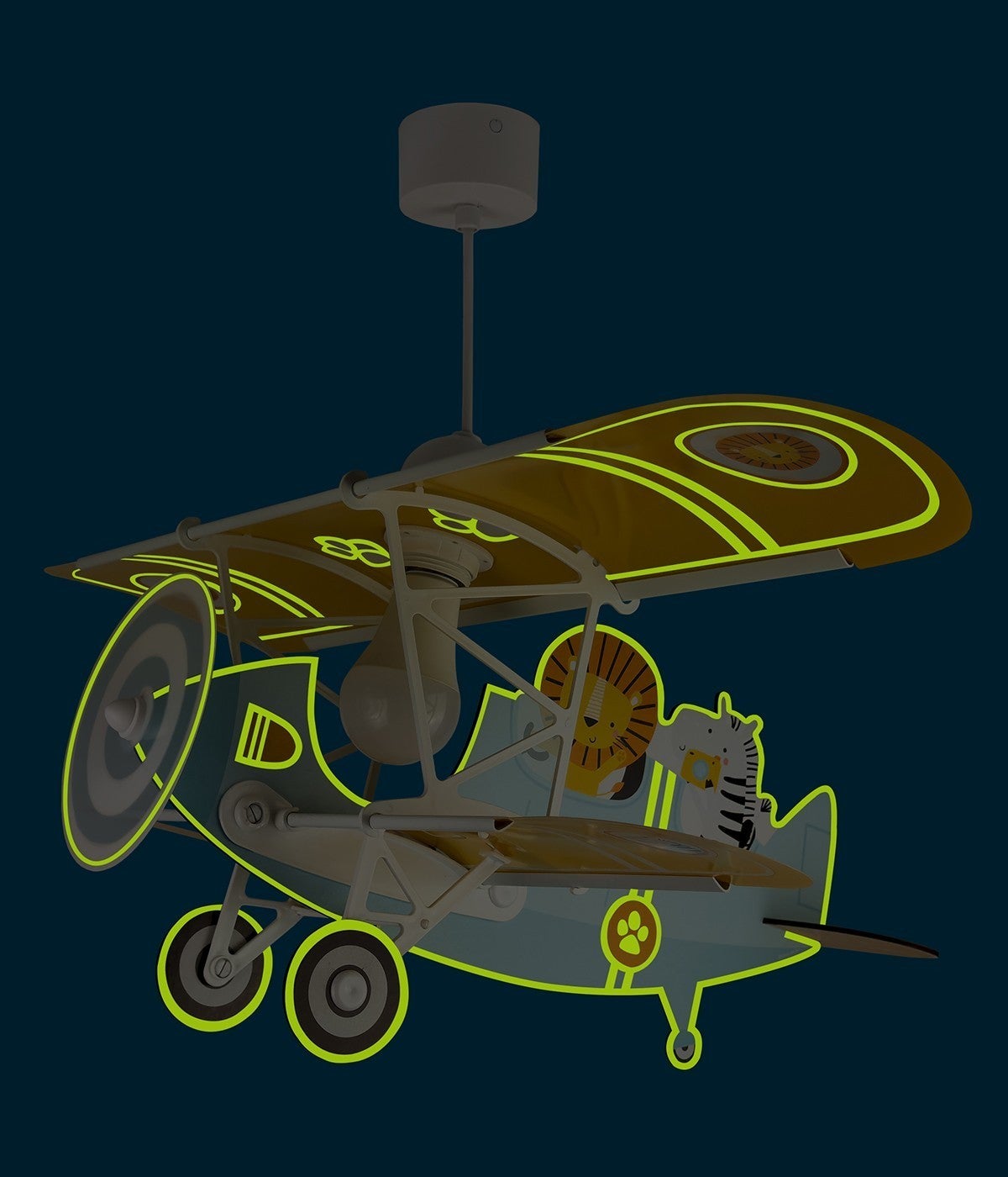 Lampa sufitowa Little Lion - Samolot Mały Lew dla dzieci - 5