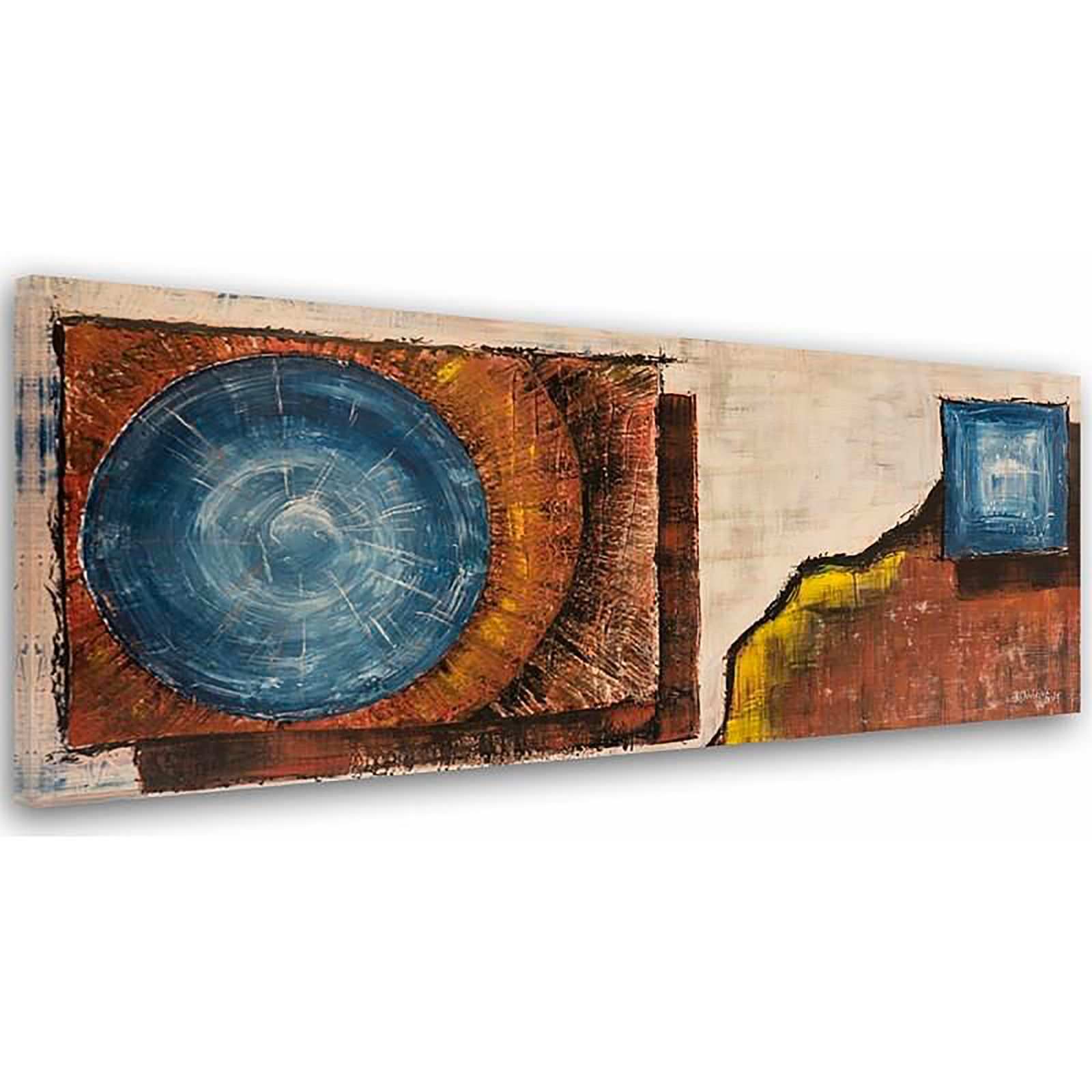 Tableau panorama d'image sur toile abstraction toile 59 - 140 x 45 cm - 2