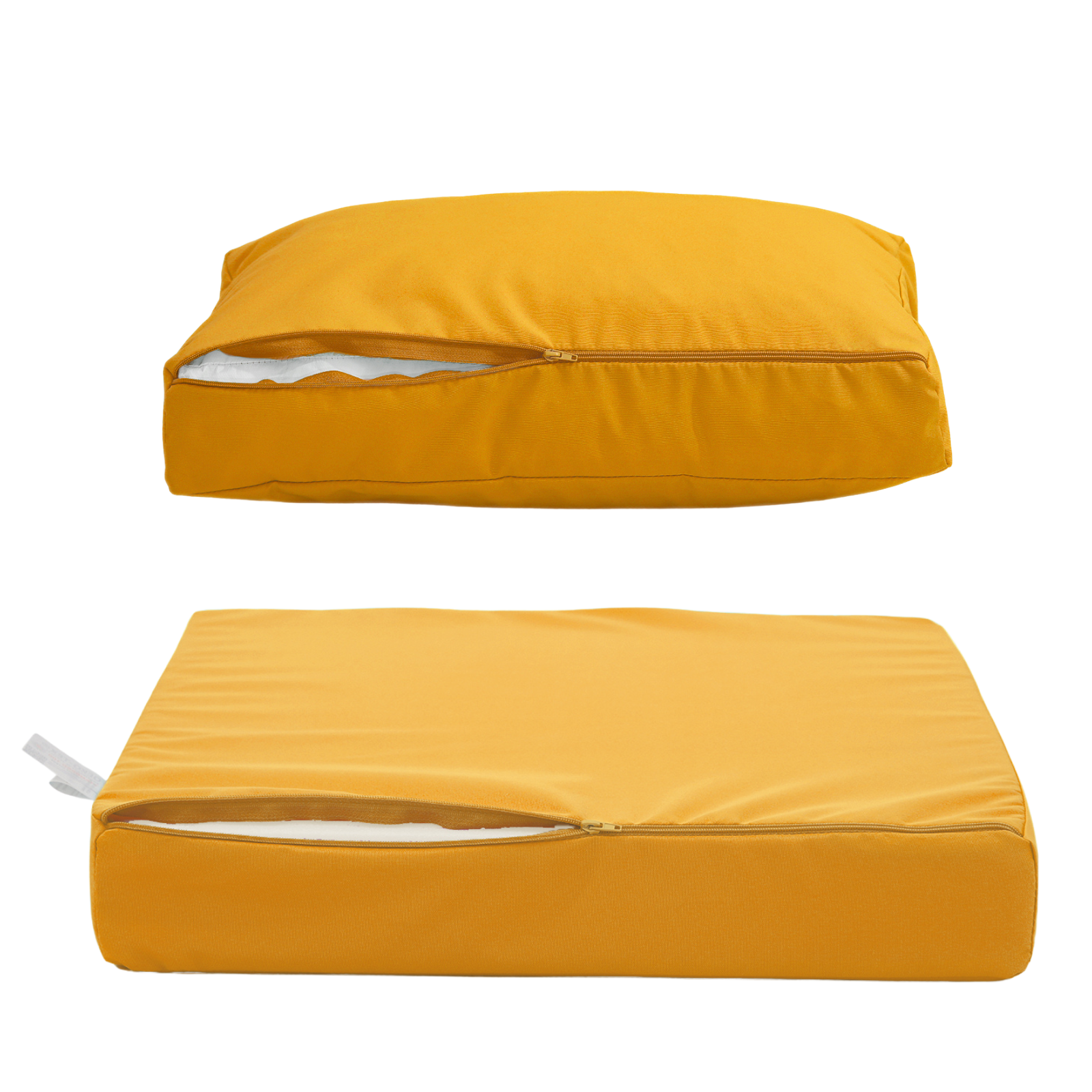 Coussins pour salon de jardin déhoussable 50x50cm Jaune - 7