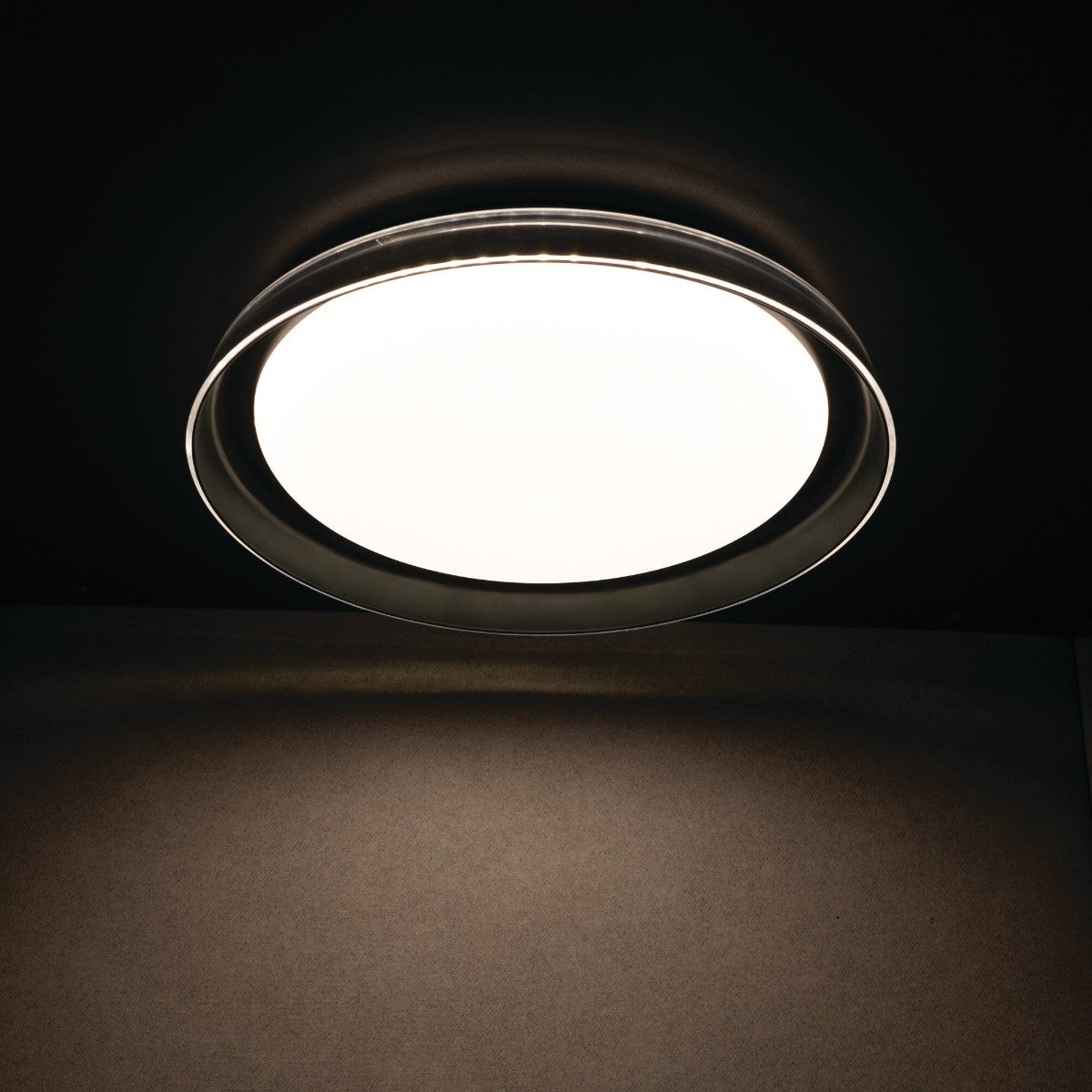Plafon okrągły NIFU LED 17.8W Neutralna biel 1280lm biało-czarny wym:6,6x43x43cm IP20 Kanlux - 3