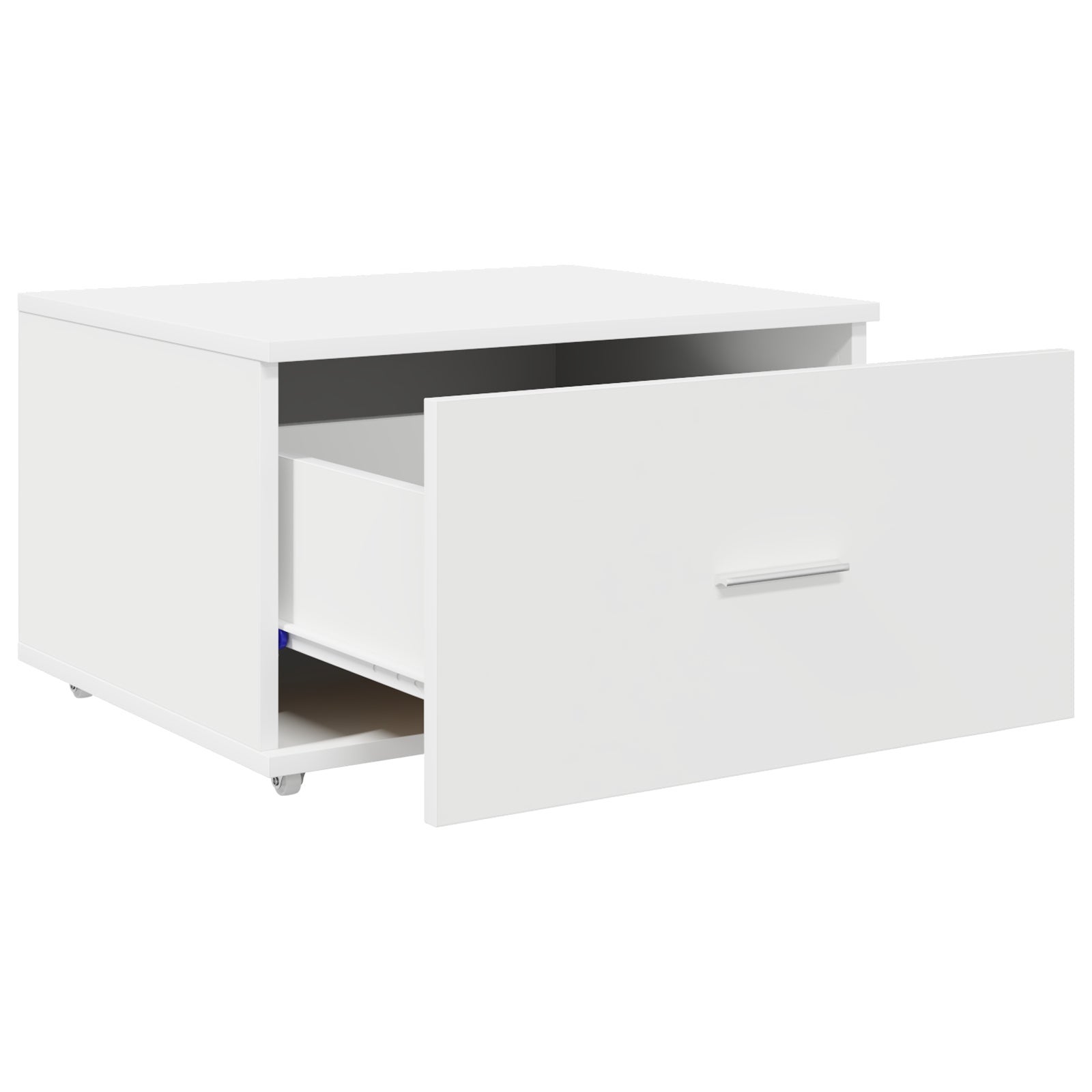 Szafka z Szufladami z kołem Biały 55 x 45 x 31 cm vidaXL