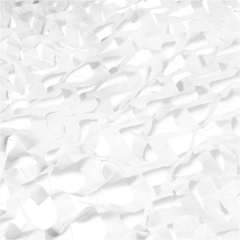 Voile d'ombrage, voile d'ombrage rectangulaire design camouflage 3x4M blanc, filet de protection solaire filet de camouflage extérieur - 4