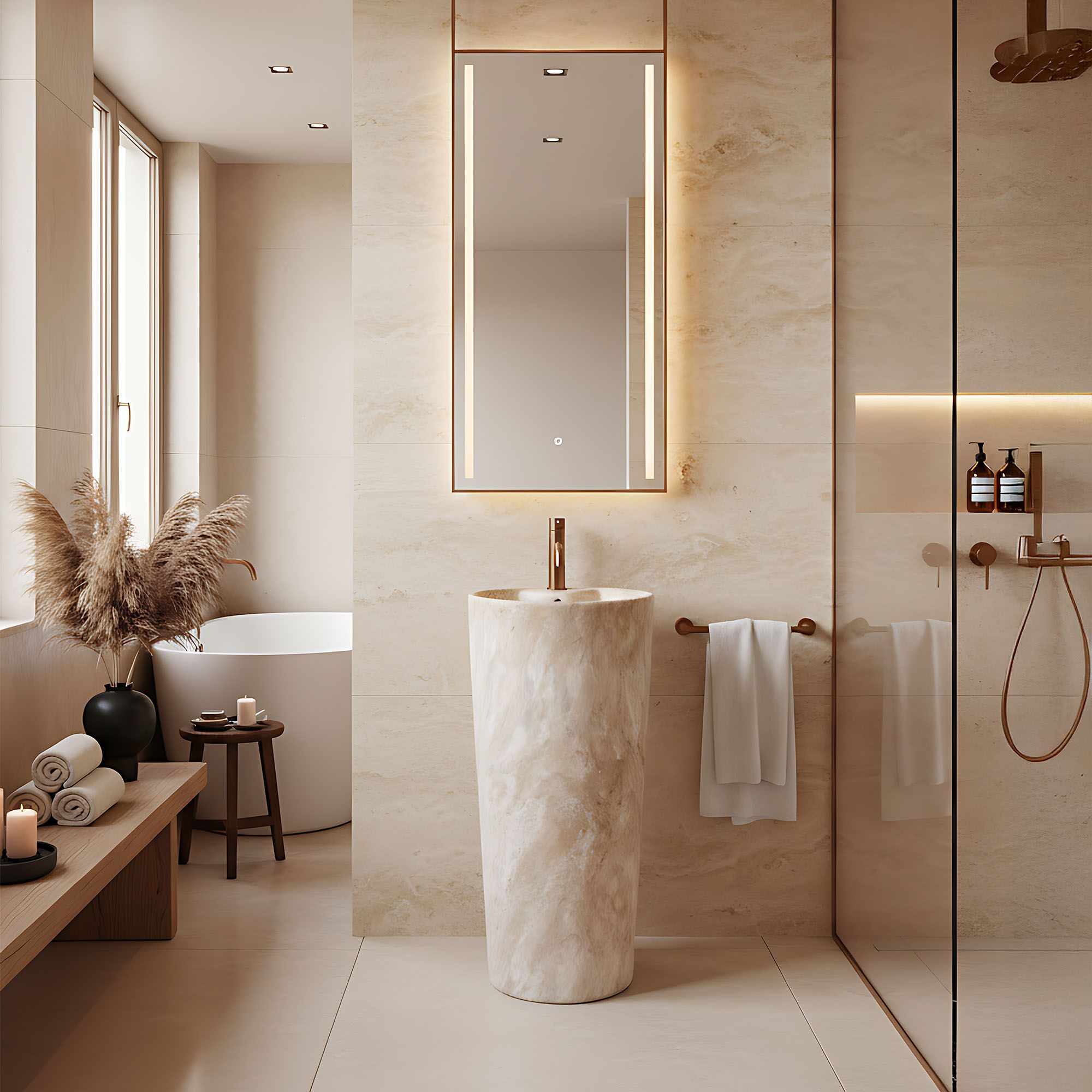 VASQUE AUTOPORTANTE REA BLANKA SAVANA MATT BEIGE - 8