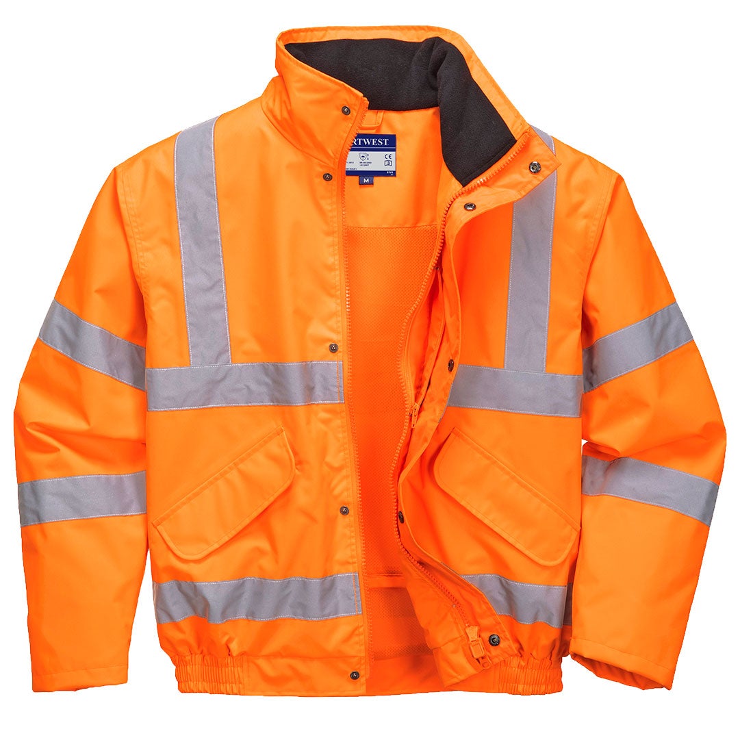 Blouson imperméable haute visibilité respirant Portwest Orange M - 3