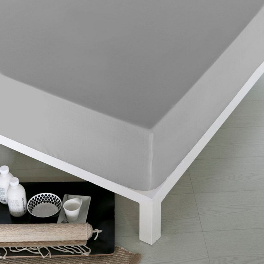 Lenzuolo con angoli aderenti Naturals Verde - 4