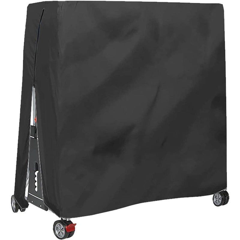 Wodoodporny i pyłoszczelny pokrowiec na stół do ping-ponga, czarny, 165x70x185 cm